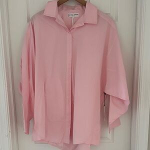 NWT Apiece Apart Kaarina Dolman Button Down in Rosa (Soft Rose)